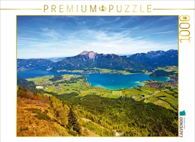Produktbild von CALVENDO Puzzle Von St.Gilgen bis nach Strobl 1000 Teile Puzzle quer | 1000 pieces, finished size 25.2 × 18.9 in (64 × 48 cm) | Photo puzzle for happy hours