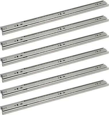Produktbild von TolleTour Schubladenschienen Schubladenauszug Soft Close Vollauszug Vollauszug Schubladenauszüge für Schubladen Schienensystem Auszugsschienen Gleitschiene Schubladenauszug 45kg Länge 350mm 3Paar
