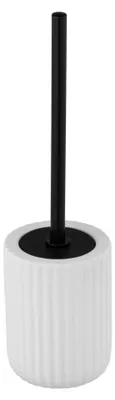 Produktbild von WENKO Keramik WC Garnitur Klo Toiletten Bürsten Halter WC Bad Belluno Weiß