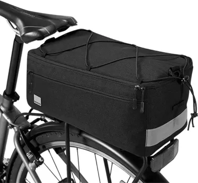 Produktbild von Lixada Fahrradtasche Isoliert 8L Sitztasche Reflektierend Schwarz 36 15 8 cm