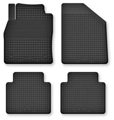 Produktbild von Gummi-Fußmatten für Daihatsu Materia 2007-2011 (Minivan) – 4-tlg, Schwarz, Semi-Universal, angepasst – Wielganizator Semi-Universal