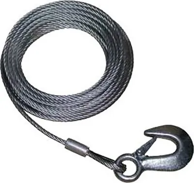 Produktbild von Goldenship Windenseil Und-haken 10 M Silber 5 mm Silber 5 mm