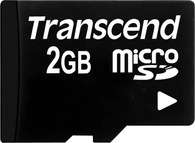 Image de Transcend - Carte mémoire flash - 2 Go - microSD