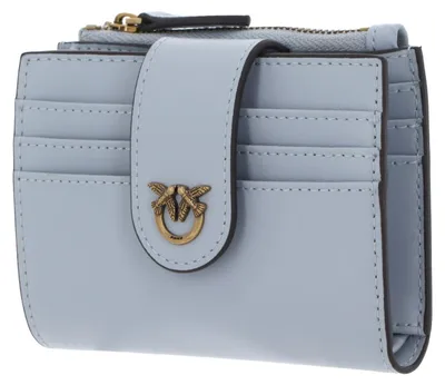 Produktbild von PINKO Leder Geldbörse Multi Purpose Wallet Azzurro Celeste hellblau