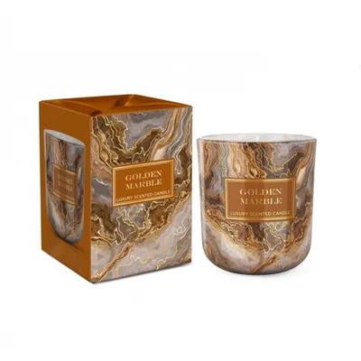 Obrázok produktu pre GiftyCity Vonná sviečka 150 g Zlatý mramor