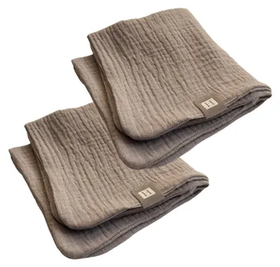 Produktbild von Handtuch Lise taupe, Handtuchgröße: Gesichtstuch 2 Stück 30 x 30 cm