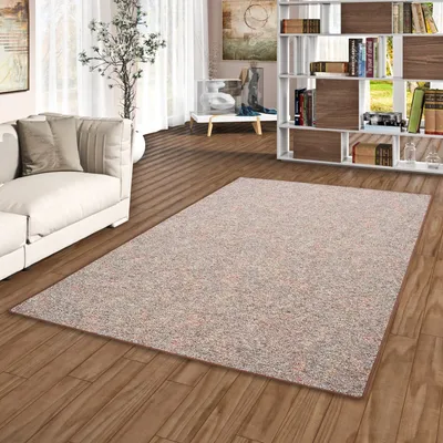 Produktbild von Schlingen Teppich Memory Braun Meliert, Größe:300x300 cm