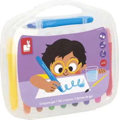 Produktbild von Janod Gelstifte - Kreatives Malset für Kinder - 10 Farben