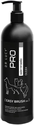 Imagen del producto de DR. LUCY - PRO EASY BRUSH OIL 0,5 L - ACEITE PARA FACILITAR EL PEINAJE (Y EL Aclarado) DEL PELO DE PERROS