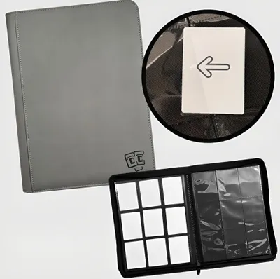 Produktbild von TCG Guru 9-Pocket Zipper Binder Xenon Grey