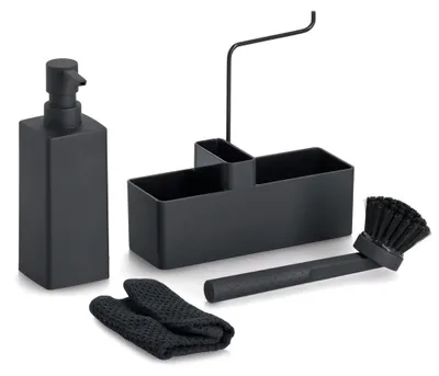 Obrázek produktu pro Zeller Present 26495, Sada organizérů, Černá, ABS (akrylonitril-butadien-styren), Polypropylen (PP), Silikon, 202 mm, 70 mm, 200 mm