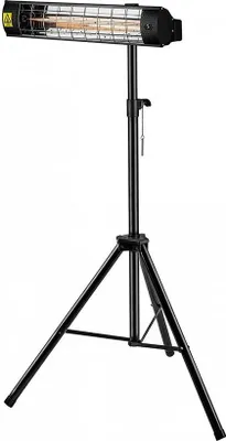 Image de Trépied pour Radiateur électrique - 1.1-1.8 m - Noir