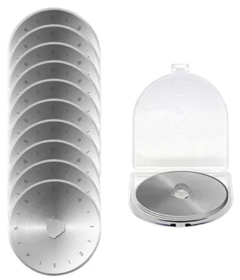Productafbeelding van Treki, 8 roterende messen, 60 mm, vervangende messen voor Olfa en Fiskars SKS