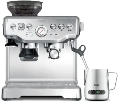 Produktbild von Sage Siebträgermaschine Espressomaschine,Espressokocher mit Milchsystem,Siebträger,Edelstahl, Siebträgermaschine,Kaffeemaschine,Kaffeevollautomat
