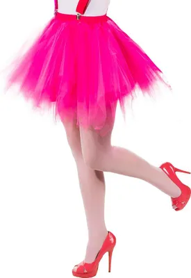 Produktbild von Tüllrock Tutu voluminös pink S/M