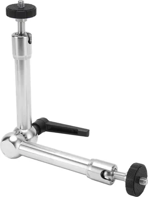 Image de Bras de friction pour support d'écran LCD, rotation de 360 degrés, antidérapant, usinage CNC de précision, forte force de serrage, bras de friction articulé pour flash (11 pouces)
