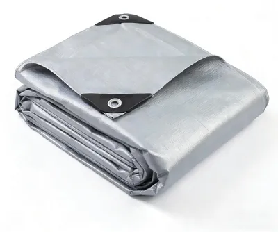 Image de Bâche de protection robuste avec œillets, imperméable et résistante aux UV