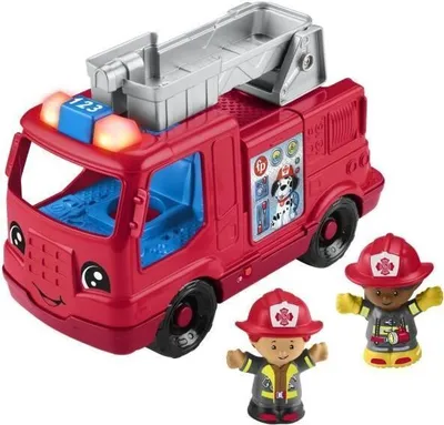 Produktbild von Fisher-Price-Little People-Feuerwehrauto mehrsprachige Version HYR88