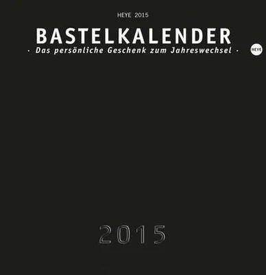 Produktbild von Bastelkal. schwarz, klein  2015