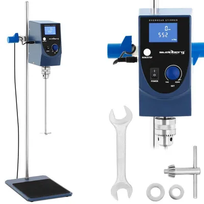 Productafbeelding van Laboratoriummixer – Mechanische Roerder – Lab Menger – Roerstaaf – Snelheid 100-2500 RPM