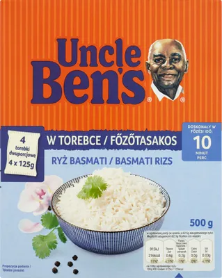 Produktbild von Uncle Ben's Basmati-Reis 500 G (4 Beutel)