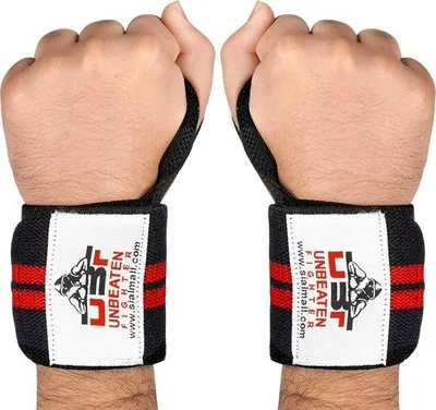 Produktbild von Famanu Handgelenkbandagen für Krafttraining und Fitness - Verstellbare Unterstützung