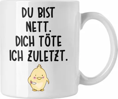 Produktbild von Trendation - Lustige Tasse Kollege Kollegin Geschenk Lustiger Spruch Kaffeetasse Sprüche Sarkasmus Tassen mit Sprüchen (Weiß)
