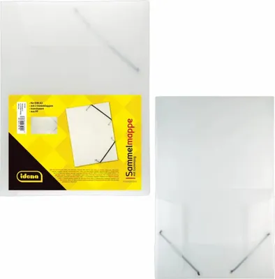 Produktbild von Idena 10376 - Gummizugmappe DIN A3, PP, transparent