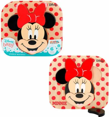 Obrázok produktu pre Minnie Puzzle 6 ks (22 x 20 cm) (1+ rokov)