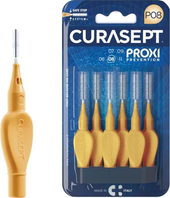Produktbild von CURASEPT PROXI P08 Interdentalbürsten 6 Stk.