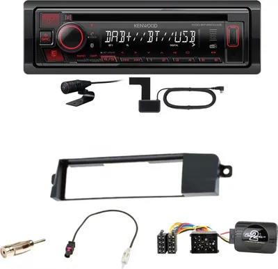 Produktbild von Kenwood KDC-BT450DAB Bluetooth Digitalradio CD Einbauset für BMW 3er E46