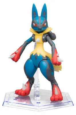 Image de Pokémon : Figurine articulée Mega-Lucario, 15 cm