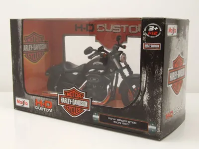 Immagine prodotto di Maisto 32326 - Modellino di moto - Harley Davidson Sportster Iron 883 '13 (nero, scala 1:12)