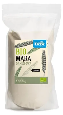 MĄKA ORKISZOWA TYP 650 BIO 1 kg - NIRO