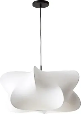 Obrázok produktu pre Závesné svetlo, výškovo nastaviteľné, elegantný dizajn, 50 cm, bez žiarovky (E27)