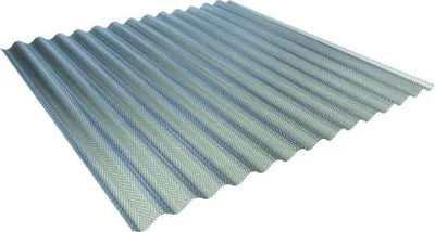 Produktbild von PVC Wellplatte Sinus 76/18 PRISMA Wabenstruktur anthrazit 3500 mm x 900 mm x 2,5 mm