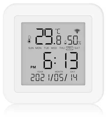 Produktbild von WiFi Thermometer Hygrometer Innen – App Benachrichtigung, Datenspeicherung | Für Weinkeller, Babyraum