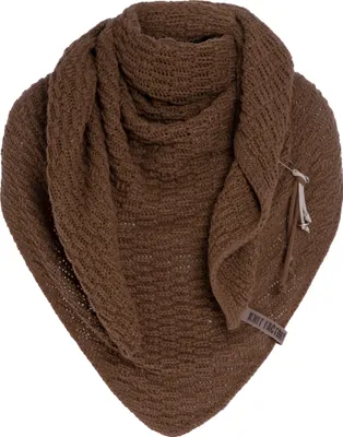 Produktbild von Knit Factory Jaida Dreiecksschal - Tobacco - 190x85 cm