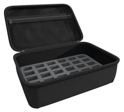 Produktbild von Half-Size Case 90 für 1:72 Miniaturen 20mm mit Schaumstoff