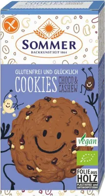 Produktbild von Cookies Choco & Cashew 125g 6er Pack