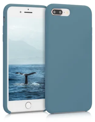 Produktbild von kwmobile Handyhülle für Apple iPhone 7 Plus / iPhone 8 Plus Hülle - Case Silikon - Kabelloses Laden - Schutzhülle Cover in Antique Stone