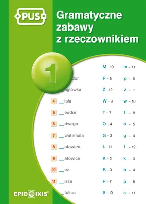Produktbild von PUS Gramatyczne Zabawy z Rzeczownikiem 1