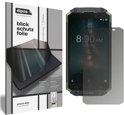 Produktbild von Schutzfolie für Poptel P9000 Max Blickschutzfolie matt Folie Display Schutz
