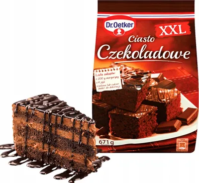 Zdjęcie produktu dla Dr. Oetker Ciasto czekoladowe XXL 671g