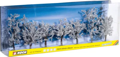 Produktbild von NOCH Winterbäume, Braun, Weiß, 7 Stück(e)