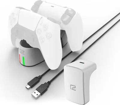 Zdjęcie produktu dla zestaw do ładowania ready2gaming PS5 Ultimate