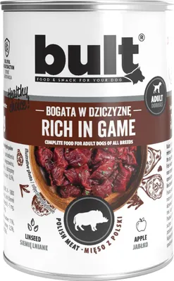 Zdjęcie produktu dla Mokra Karma Dla Psa Bult Puszka Bogata W Dziczyznę 400G