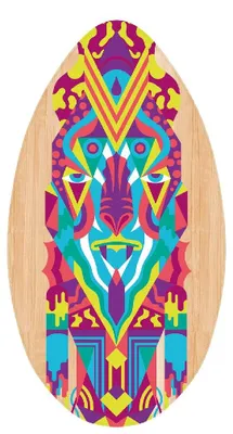 Image de SportX Houten Skimboard Inca 94 cm