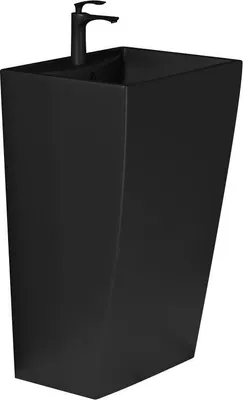 Immagine prodotto di Mexen Oda lavabo a colonna 47 x 42 cm, nero opaco - 26124770