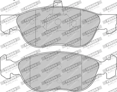 Produktbild von FERODO RACING Bremsbeläge Satz Vorne Bremsklötze für FIAT GRANDE PUNTO (199) FCP1056H